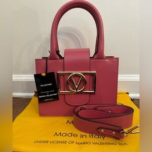 VALENTINO BY MARIO VALENTINO
Aimee Super V Leather Top Handle Bag